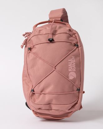 Fj&auml;llr&auml;ven Unisex Zip Pocket Sling Bag in Dusty_Pink - Dusty Pink Recycled Material - One Size