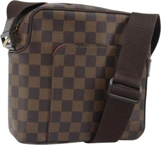 Louis Vuitton Pre-owned Cross Body Bags, female, Brown, Size: ONE SIZE Pre-owned Vintage Canvas Cross Body Bag