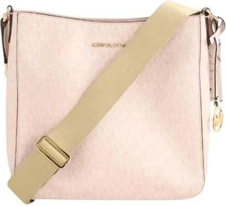Michael Kors Pre-owned Cross Body Bags, female, Pink, Size: ONE SIZE Pre-owned Leather Shoulder Bag