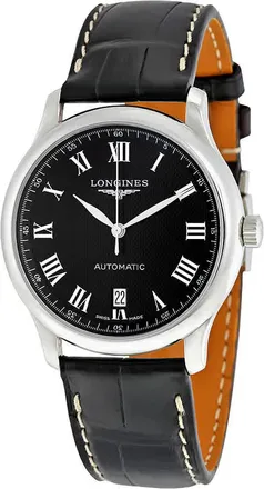 Longines Master Collection Automatic Black Dial Mens Watch L2.628.4.51.7