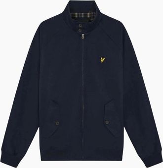 Lyle & Scott Mens Lyle & Scott Navy Cotton Harrington Jacket - Size: 38/Regular