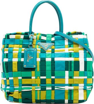 Prada Pre-owned Prada Woven Tessuto Shopping Tote Ladies 21872Q1DQRSEMHUD