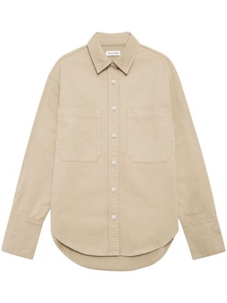 Anine Bing Dante cotton shirt - Neutrals