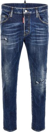 Dsquared2 Blue Mid Rise Jeans