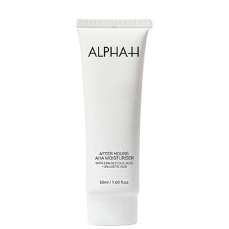 Alpha-H Womens After Hours AHA Moisturiser - 3.5% Glycolic Acid and 2.5% Lactic 50ml - Cream - One Size