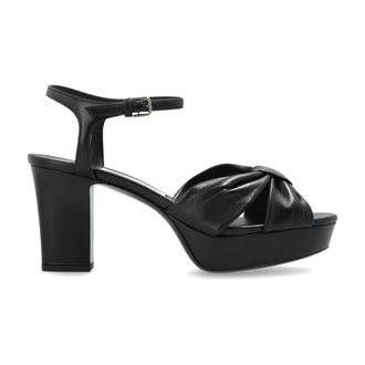 Jimmy Choo London High Heel Sandals, female, Black, Size: 9 1/2 US Heloise 80 Platform Sandals