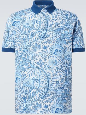 Etro Paisley cotton polo shirt