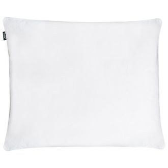 Beliani Almohada De Algod&oacute;n Blanco Plum&oacute;n Plumas De Pato 50 X 60 Cm Alta Medio Suave Descanso Feldberg