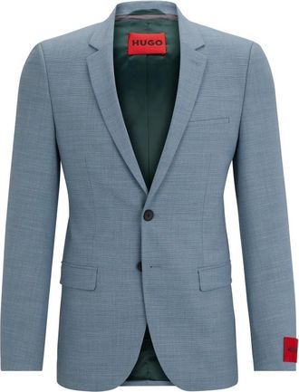 HUGO BOSS Stijlvolle Blazer voor Mannen - Heren - Business blazers - Blauw - XS - Kostuums