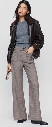 Maeve Colette Full Length Wide Leg Knit Pants