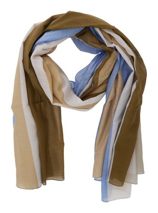 Saint Laurent Womens Scarf Multicolour Cotton-Silk Cotton/silk Scarfs