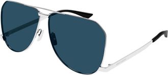 Saint Laurent SL 690 DUST 003 Mens Sunglasses Silver Size 61 - Free RX Lenses - Free RX Lenses