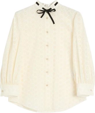 Valentino Garavani Camicia con ricamo - Toni neutri