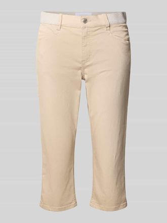 Angels Caprihose mit elastischem Bund Modell AnnaCapri Sporty in Sand, Gr&ouml;&szlig;e 34