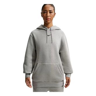 Nike Fleece Reflective Piping Hoodie - unisex - Sport - Grijs - Maat: M Fleece