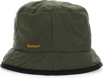 Barbour Green Quilted Bucket Hat