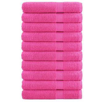 Berkfield Home Premium Towels SOLUND 10 pcs Pink 100x200 cm 600 gsm