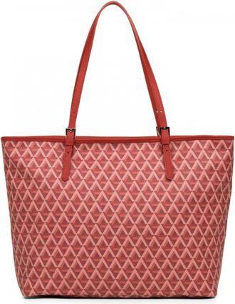 Lancaster Ikon Tote Bag - Dames - Tassen - Rood - Maat: ONE Size