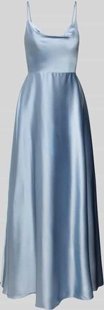 Laona Abendkleid mit Spaghettitr&auml;gern in Rauchblau, Gr&ouml;&szlig;e 38