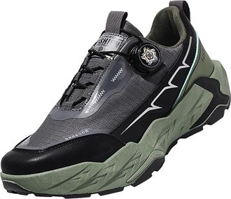 Generic Mens Fall and Winter Fashion Mens Sneakers Mens Hiking Sneakers Walking Mens Shoes Bball80s (Green, 6.5)