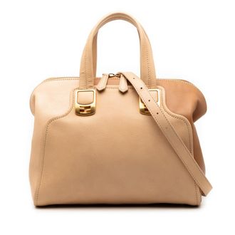 Fendi Pre-owned Fendi Small Tricolor Leather Colorblock Chameleon Satchel 8BL114 F83 138 2461