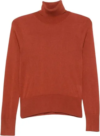 Alpha Studio Jersey de cuello alto fino - Knitwear - Mujer - Marr&oacute;n - L