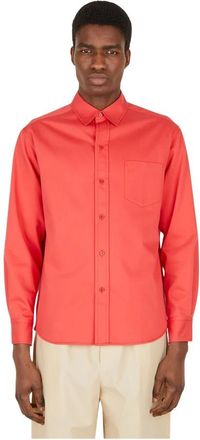 Meta Campania Collective Pablo Shirt - Heren - Casual Overhemden - Rood - M - Katoen - Overhemden