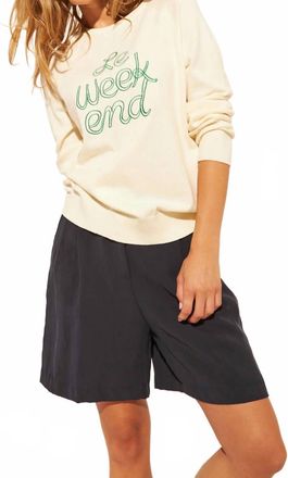 John & Jenn Pascal Sweatshirt In Beige