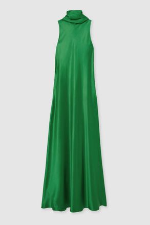 Reiss Womens Green Cape Maxi Dress, Size: 12