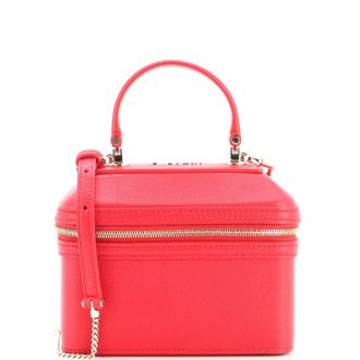 Bulgari Serpenti Forever Top Handle Convertible Vanity Leather Small