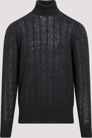 Etro Dark Blue Turtleneck Sweater