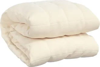 vidaXL Vidaxl - Manta Con Peso Tela Color Crema Claro 220x260 Cm 11 Kg