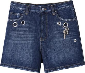Marc Jacobs Grommet Denim Shorts - Dames - Denim shorts - Blauw - W26 - Denim - Korte Broeken