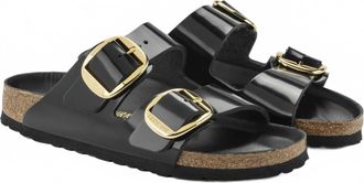 Birkenstock Womens Arizona Big Buckle Sandal In Black