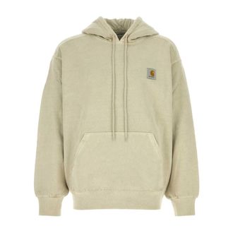 Carhartt Work in Progress Hoodies, male, Beige, XL, Hooded Vista Sweat