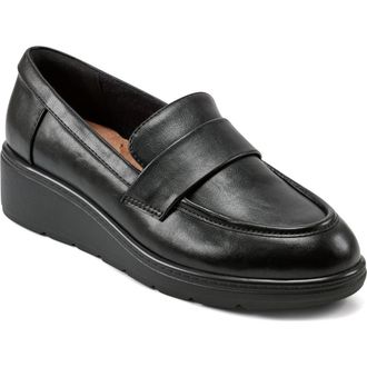 Easy Spirit Wedge Loafer in Blk01 at Nordstrom, Size 7.5