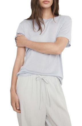 Mango Garment Wash Modal Sleep T-Shirt in Light/Pastel Grey at Nordstrom, Size Small
