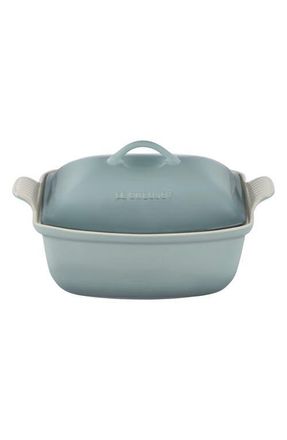 LE CREUSET Heritage Stoneware Deep Covered Baker in Sea Salt at Nordstrom, Size 4.5 Qt