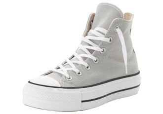 Converse Sneaker CONVERSE CHUCK TAYLOR ALL STAR LIFT PLATFORM, Damen, Gr. 37,5, weiss (grau area, wei&szlig;, schwarz), Textil, Schuhe Sneaker