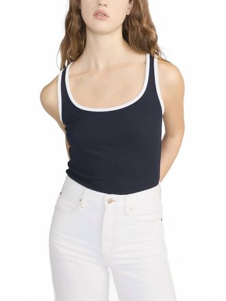 Frame Denim The Sporty Tank Top In Navy