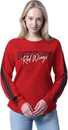 G-III 4Her by Carl Banks Womens G-III 4Her by Carl Banks Red Detroit Red Wings Advantage Thermal Long-Sleeve Tri-Blend T-Shirt at Nordstrom, Size X-Large