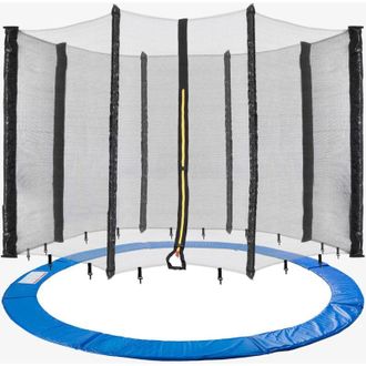 OEM Rete Di Sicurezza Per Trampolino Da 305 Cm - Imbottitura Perimetrale Da 28 Cm - Pvc Resistente Ai Raggi Uv - Montaggio Semplice Con Elastici