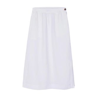 Colmar Midi Skirts, female, White, Size: 2XS Linen Midi Skirt