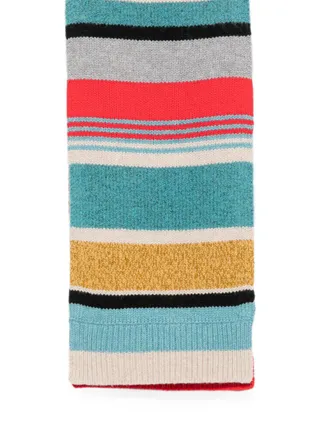 Paul Smith Striped Knit Scarf - Multicolor