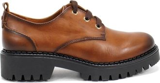 Pikolinos Womens Aviles W6P Platform Lace-Up Shoes In Cuero