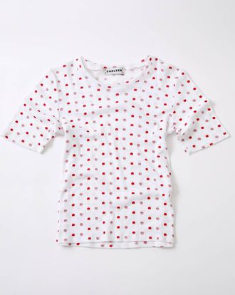 Carleen Womens Siren Tee Shirt In White