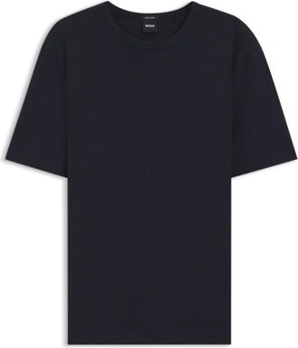 BOSS Cotton-linen T-shirt in a regular fit