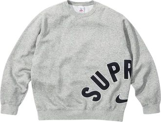 SUPREME x Nike Arc Crewneck Grey Black DM1776-050