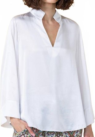 Go Silk Kimono Tunic In White