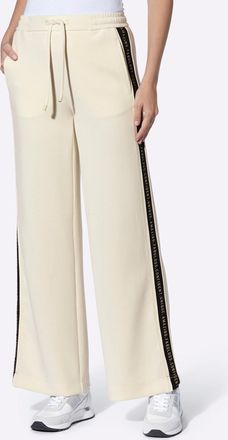 Heine Jerseyhose HEINE, Damen, Gr. 34, Normalgr&ouml;ssen, champagner, 50% Modal, 44% Polyester, 6% Elasthan, gemustert, mehrfarbig, unifarben, Hosen Jerseyhose